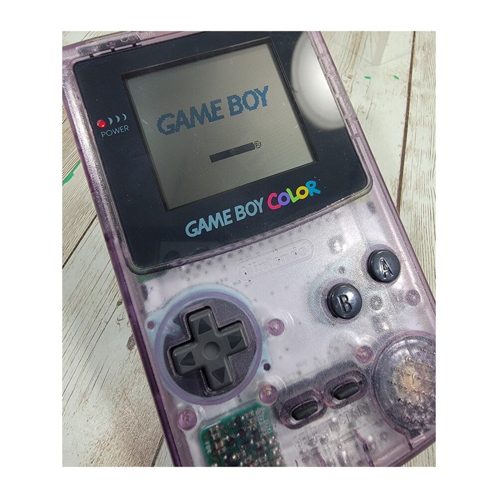 Nintendo Game Boy Color Handheld System Tested & Works Atomic Purple - Picture 5 of 8